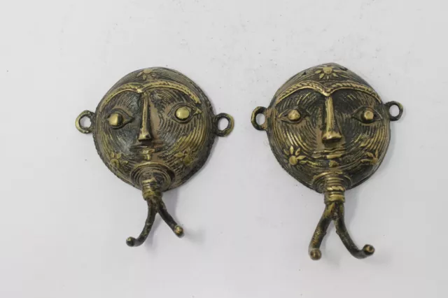 Vintage Brass Decorative Wall Hooks Hanger Coat Rack Towel Clothes Hook NH6816