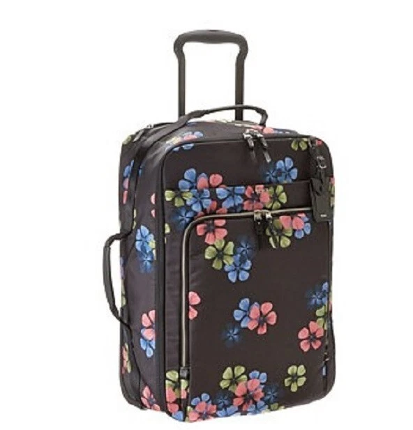 New, TUMI, Voyageur Super Leger International, 21"H, Black floral, Carry On