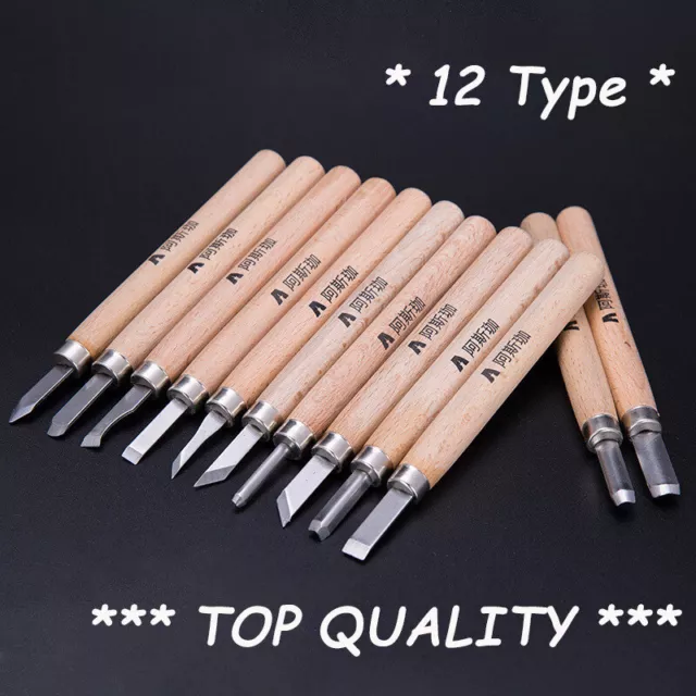 Wood Carving Knife Chisel Woodworking Whittling Cutter Chip Hand Tool Cut