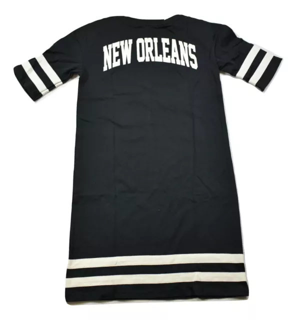 Junk Food Womens NFL New Orleans Saints V-Neck Half Sleeve Dress New XS-2XL 2