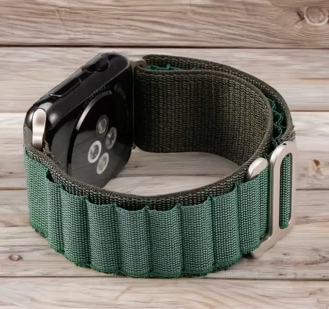 Alpin Loop Armband für Apple Watch 38 - 45 49 Series 1 - 8 Ultra Nylon Sport