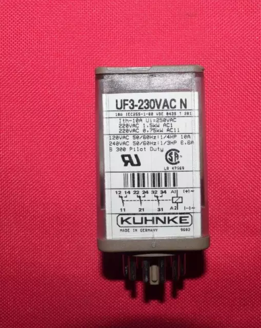 Kuhnke Universal  UF3G-230V AC N Steckrelais 58352