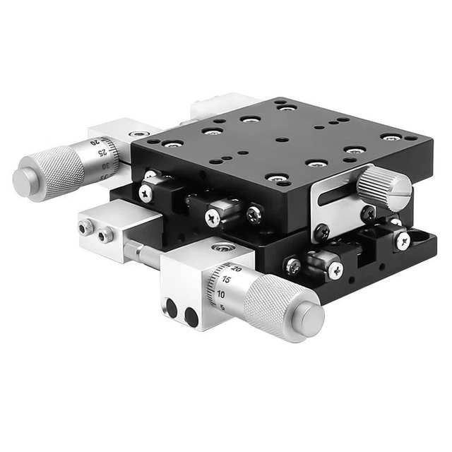 XY Axis Displacement Platform Manual Fine Adjustment Workbench Precision Moving