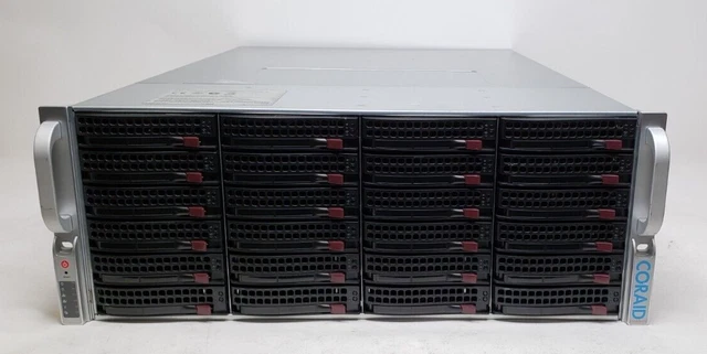 4U Supermicro CORAID SRX4200-S2 X5550 2.67GHz 3GB RAM 3.5" 36-Bay NO HDDs NO POW