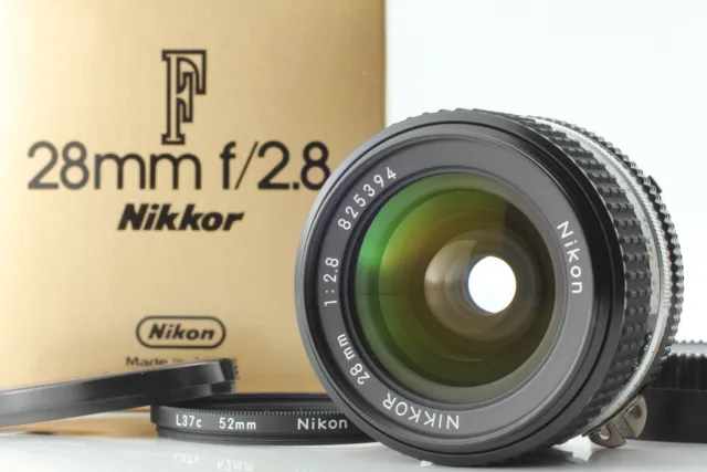 SIC 825xxx [Near MINT/Box] Nikon NIKKOR Ai-s Ais 28mm F2.8 Wide Angle Lens JAPAN
