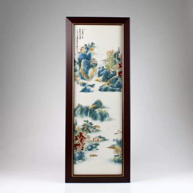 Porzellan Bild China, Wandbild Keramik, chinesische Malerei auf Porzellan Fliese