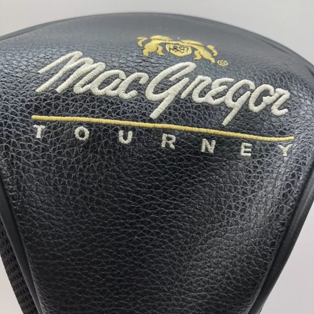 MacGreger Tourney V-FOIL Golf Driver Zipper  Head Cover Black And Gold T14