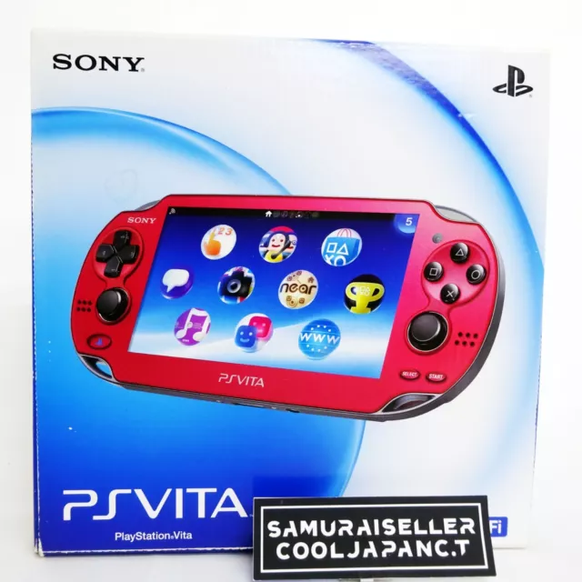 PS VITA PCH-1000 PCH-1100 Crystal Black 3G/Wi-Fi Model Console 