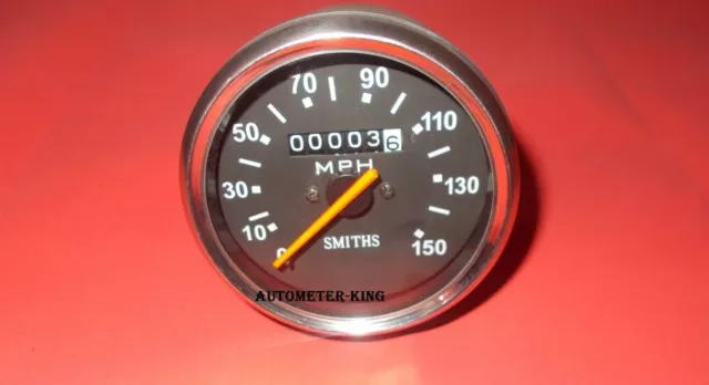 150 MPH for Triumph Norton BSA smiths replica speedometer