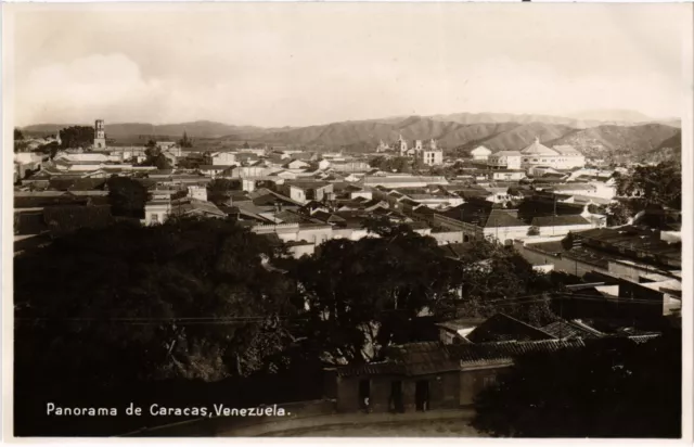 PC VENEZUELA, CARACAS, PANORAMA, Vintage REAL PHOTO Postcard (b45634)