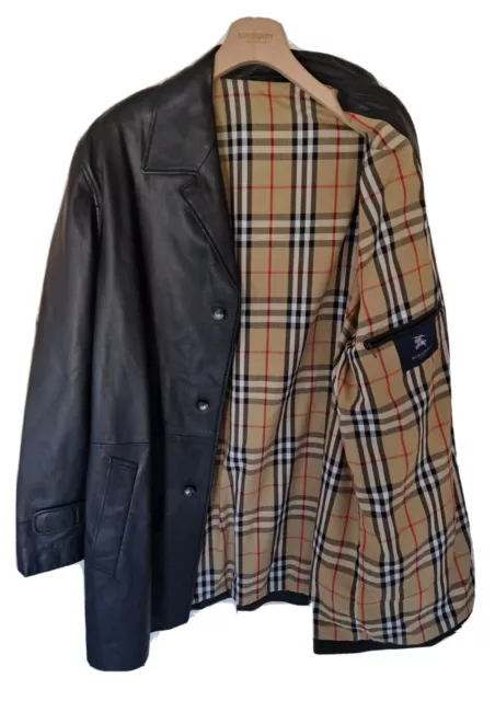 GIACCA CAPPOTTO IN PELLE da uomo LONDON by BURBERRY taglia 52 2XL PREZZO 1.995 EUR 586 73 PicClick IT