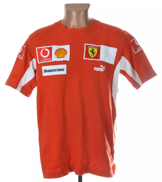 Racing Formula 1 Scuderia Ferrari 2005/2006 Shirt Schumacher Era Size M Puma