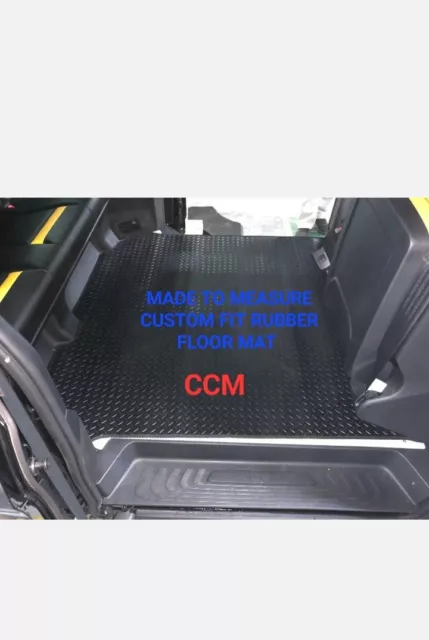 Mercedes Vito Black Cab 2015-2022 Fully Tailored Rubber Mat for Passenger Area