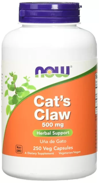 NOW FOODS, CAT'S CLAW Katzenkralle 500 mg 250 Veg. Kapseln MENGENRABATT