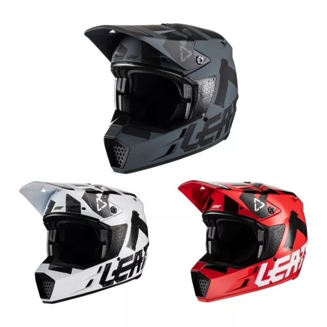 Casque Motocross Leatt Casque Cross 3.5 V22 Uni Enduro Casque Moto Enduro