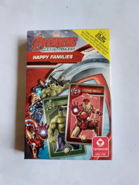 Marvel Avengers "Age of Ultron" Happy Families Card Game NEW & SEALED