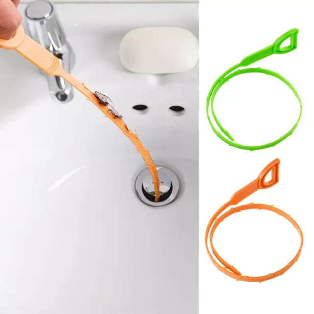 Drain Clog Remover Snake, Plumbing Toilet Hair Snake Drain Cleaner Auger Catcher