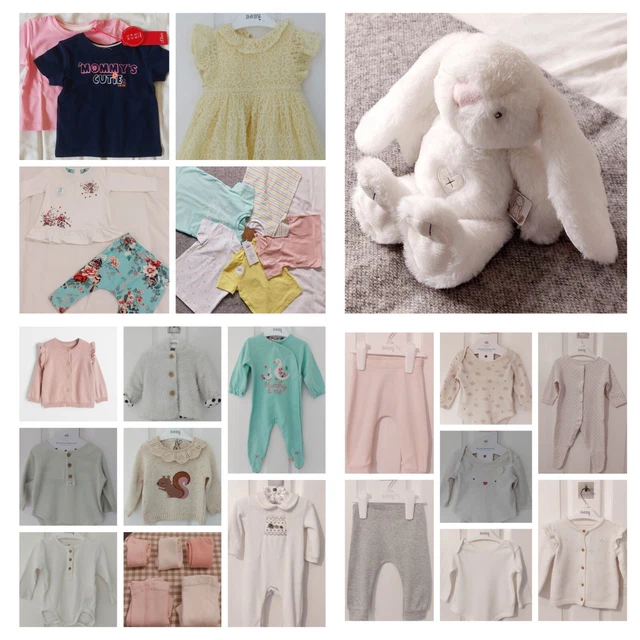 Bundle Baby Clothes 3-6 month Cardigan Sleepsuit Dress Bodysuit Next Matalan H&M