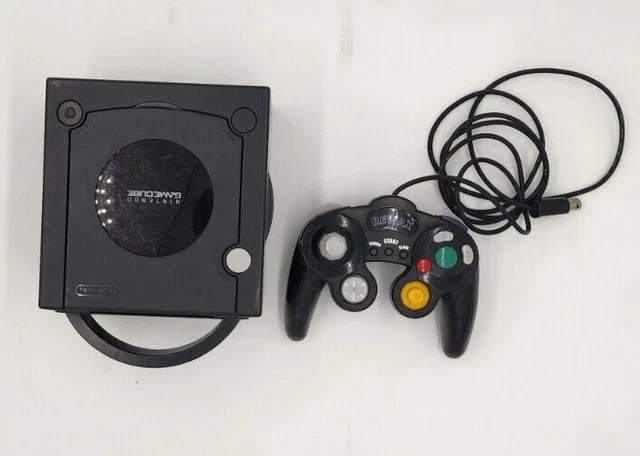 Nintendo GameCube Console - Noire + 1 manette. Sans câbles