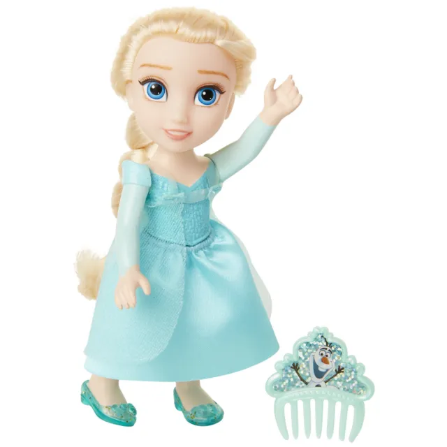 Disney Frozen Petite Elsa Doll With Outfit , Pair Of Shoes & Comb Gift For Kid's 3
