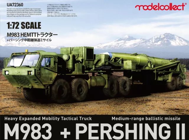 Modelcollect UA72360 - 1:72 USA M983 Hemtt Tractor With Pershing II