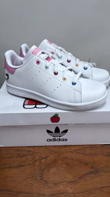 Adidas Stan Smith Hello Kitty Trainers UK 2 EUR 34 BNWT