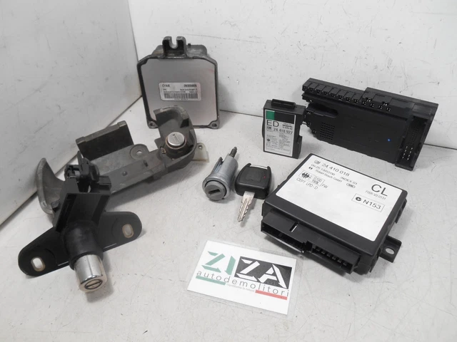 Set Clé ECU Opel Astra G Sw 1.4 66kw 90cv X14XE 2000 09355909