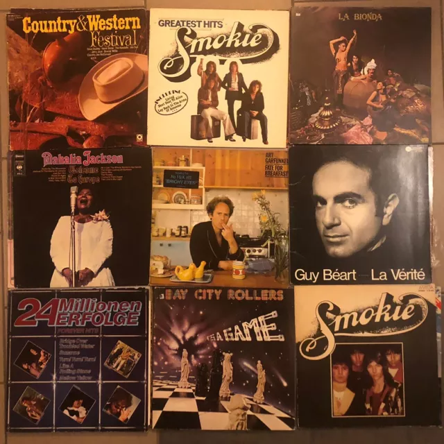 50 (!) Schallplatten Album LP Vinyl Konvolut Sammlung unsortiertes Paket