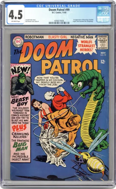 Doom Patrol #99 CGC 4.5 1965 4096619006 1st app. Beast Boy