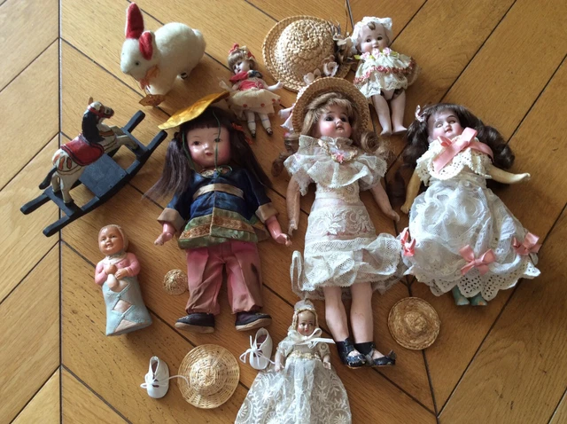 Poupées Anciennes Jumeau Et Accessoires - Têtes De Rechange - Occasion