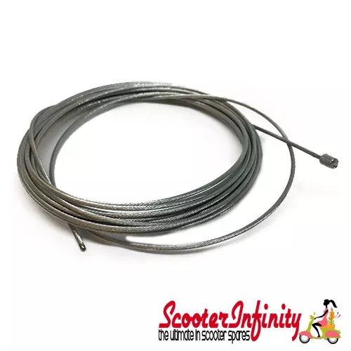 Cable Throttle Inner (Extra Long) (Nipple on Carburettor End) (Lambretta / Vespa