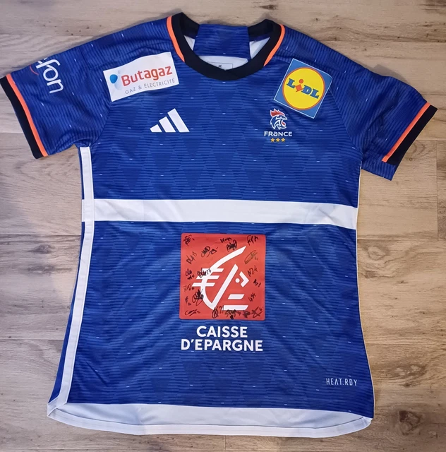 Maillot Équipe De France De Handball #9 M. Maillot – Richardson – Taille M – Adidas – Occasion (très Bon état)