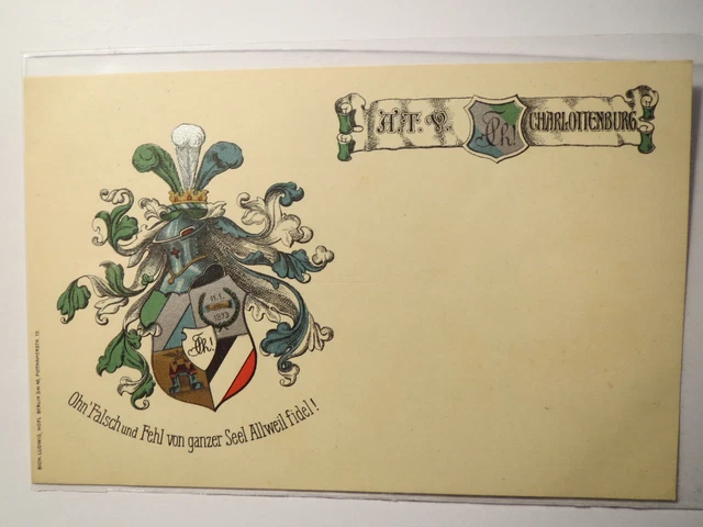 Berlin / Charlottenburg - ATV - Wappen / Studentika - Akademischer Turnverein