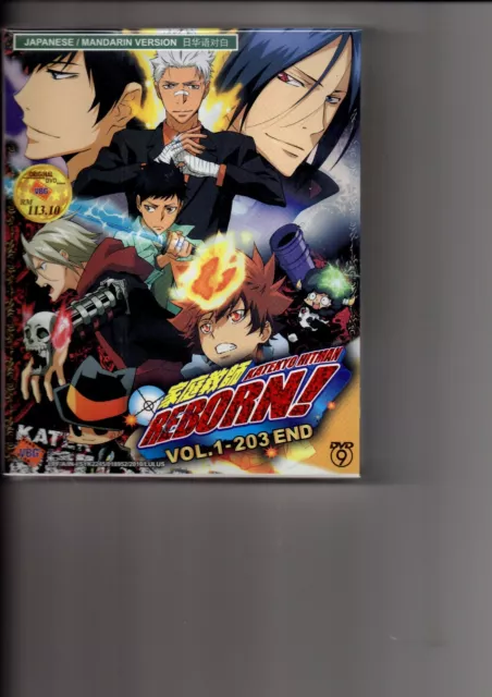 DVD ANIME Katekyo Hitman Reborn Vol.1-203 End English Subtitle Region All