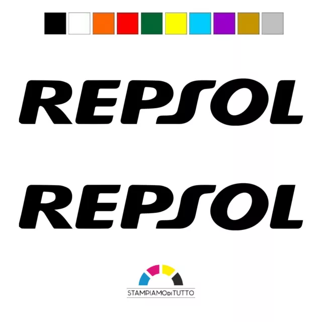 Kit adesivi REPSOL decal sticker ritagliato auto moto adesivo