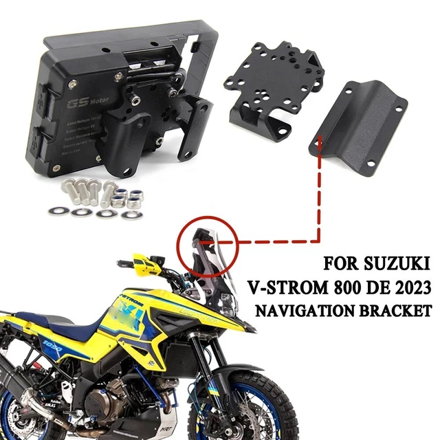 For Suzuki V-Strom 800 DE 2023 Mobile Phone Navigation GPS Bracket USB Holder