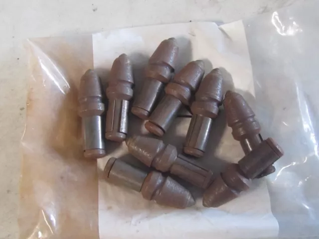 Carbide Bit Tooth Trencher Teeth .0765"  SHANK SERIES  LOT OF 9