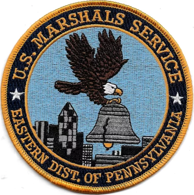 US  MARSHAL 's Service Pennsylvania EAGLE Polizei Abzeichen 11,3cm  Police Patch