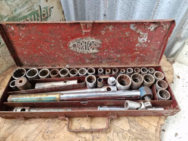 Vintage Britool/Tipco Socket Set