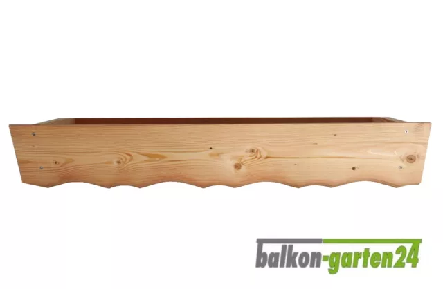 B-Ware Holz Blumenkasten, Pflanzkasten aus Douglasie für Balkon 108 cm