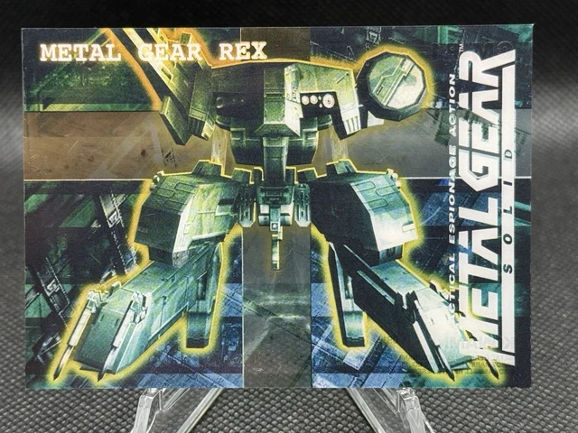 METAL GEAR SOLID Trading Cards Rex #64 1998. MISALIGNMENT ERROR +9