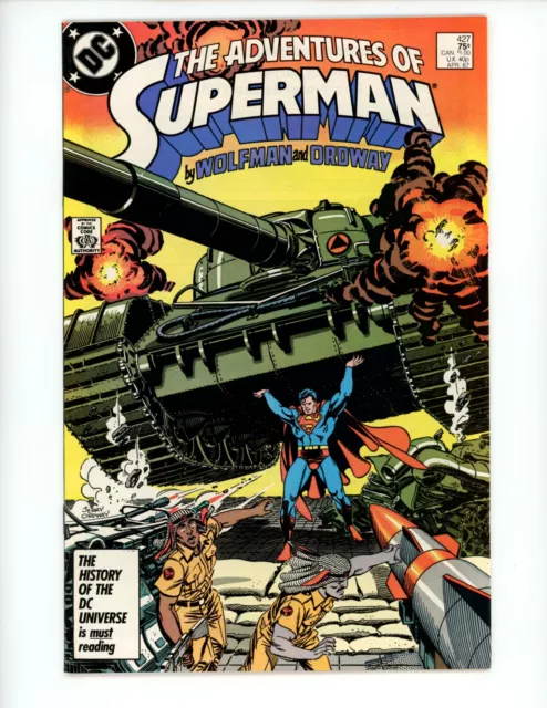 Adventures of Superman #427 Comic Book 1987 VF/NM Jerry Ordway DC