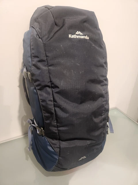KATHMANDU OVERLAND GRIDTECH 55L Backpack Travel Hiking Rucksack Bag Unisex BLUE 129.95 PicClick AU