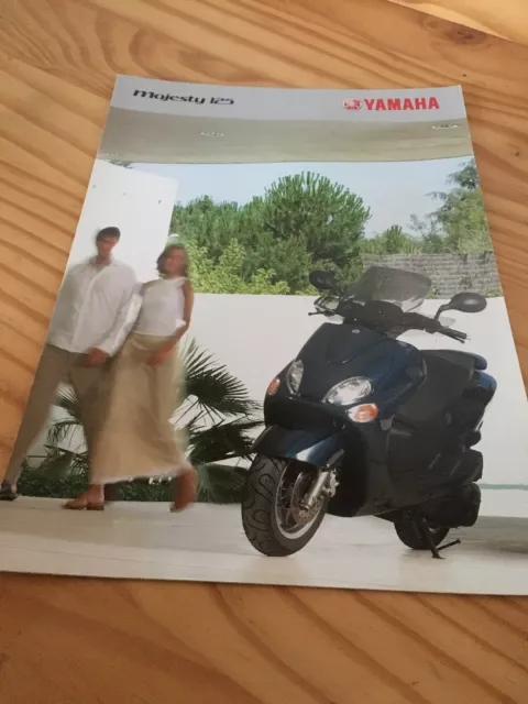 Yamaha scooter Majesty 125 2003 prospectus moto brochure prospekt dépliant