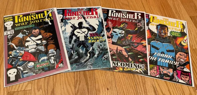Marvel Punisher War Journal (1988) #51 52 53 54 Dixon Kwapisz 4 Books VF/NM-NM