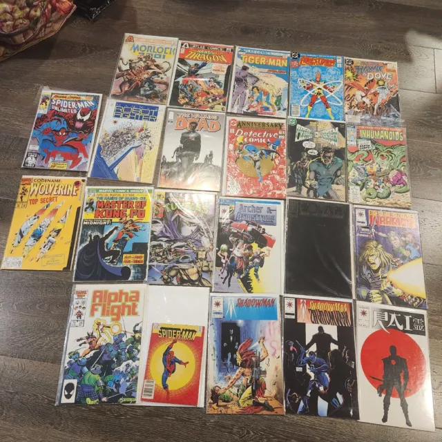 Marvel/Dc/Indie Key Comic Lot: Wolverine, Spiderman, Tmnt, Walking Dead, Batman+