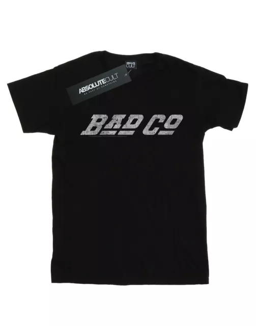 Bad Company Straight Logo Boyfriend Fit Autorisé Femmes Dames T-shirt