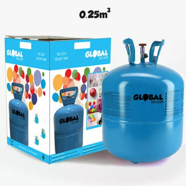 Bombona Botella de helio desechable para 30 globos de 23cm✓ por sólo 34,07  €. Tienda Online. Envío en 24h. . ✓.  Artículos de decoración para Fiestas.