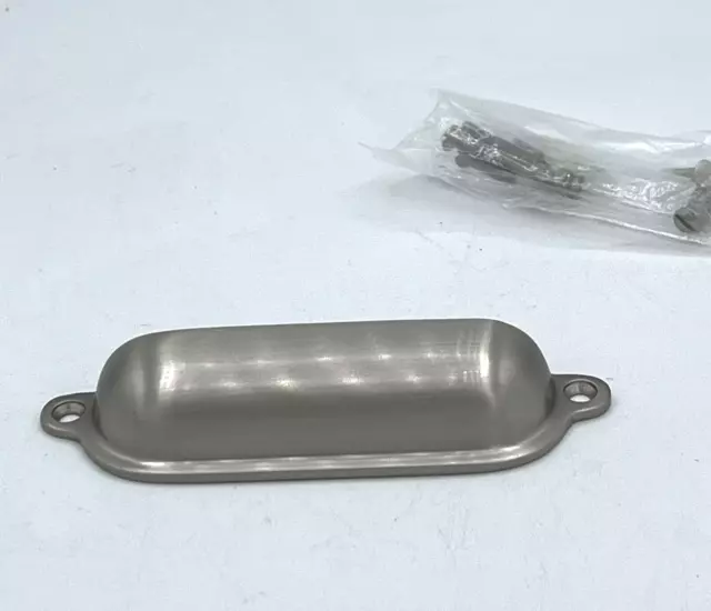 RH Rejuvenation Hardware Bin Pull Brushed Nickel 4" Vernon C100197 Pottery Barn