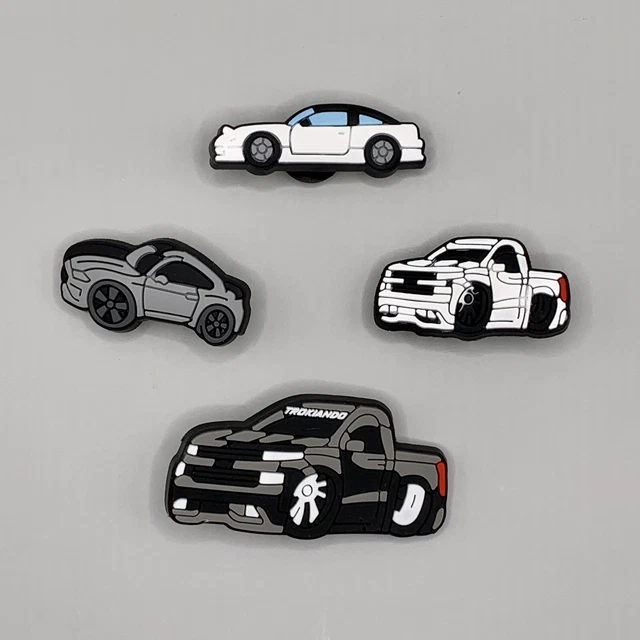 Customize Your Crocs with Sports Car Charms - Set of 4! Customize Your Crocs with Sports Car Charms - Set of 4!